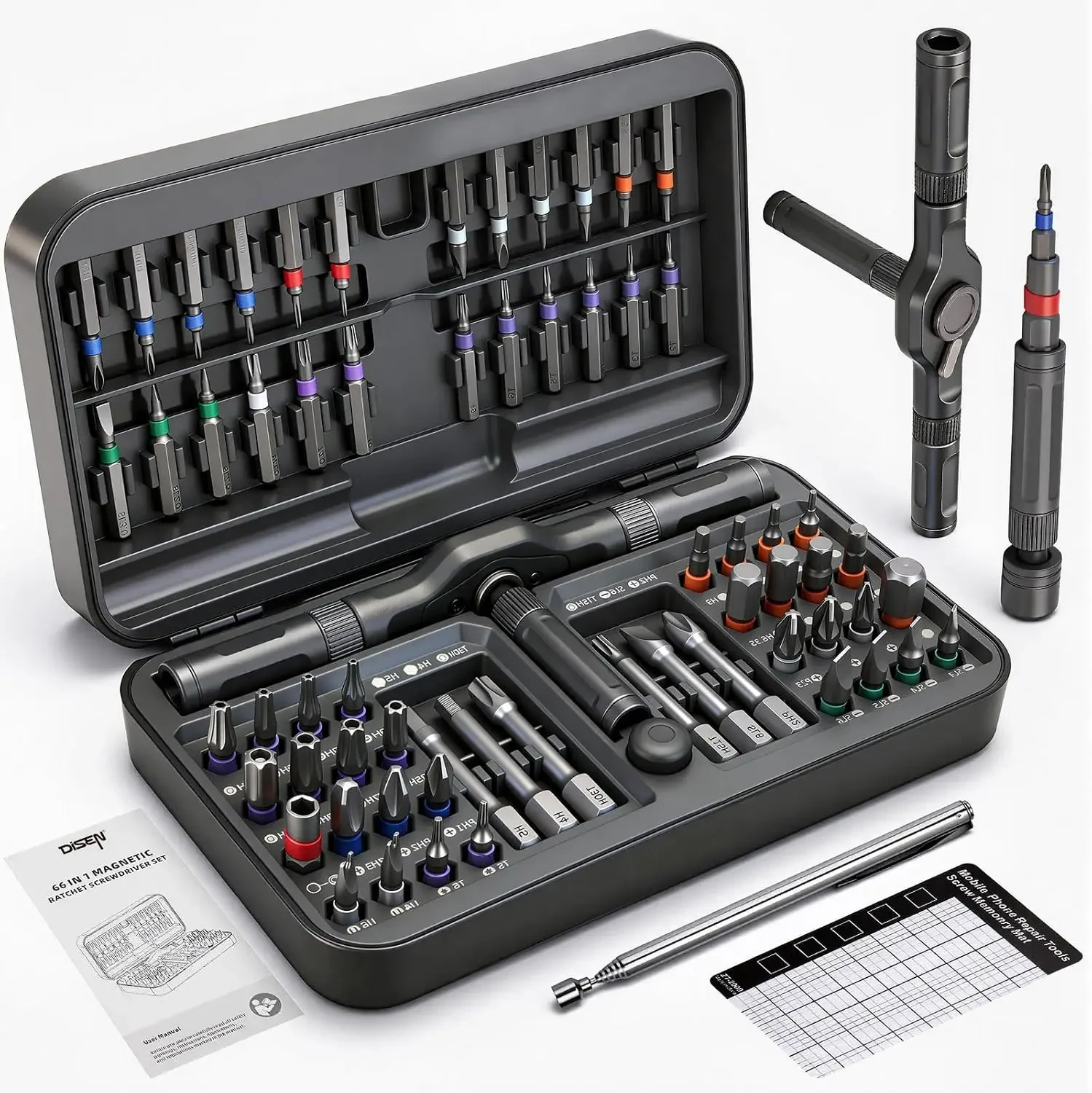 Electronics Repair Game - طقم مفكات براغي 68 في 1،