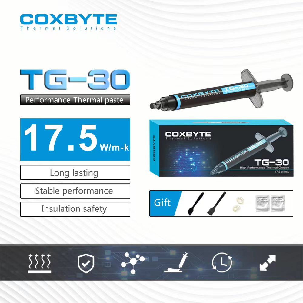 Coxbyte 17.5 واط/mk معجون حرار - مراجعة Thermal Paste Cpu وسعره
