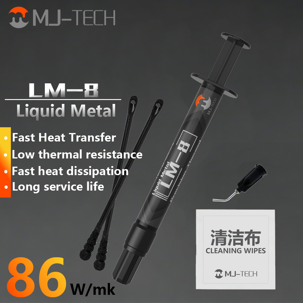 معجون حراري معدني سائل MJ-TECH - مراجعة Thermal Paste Cpu وسعره